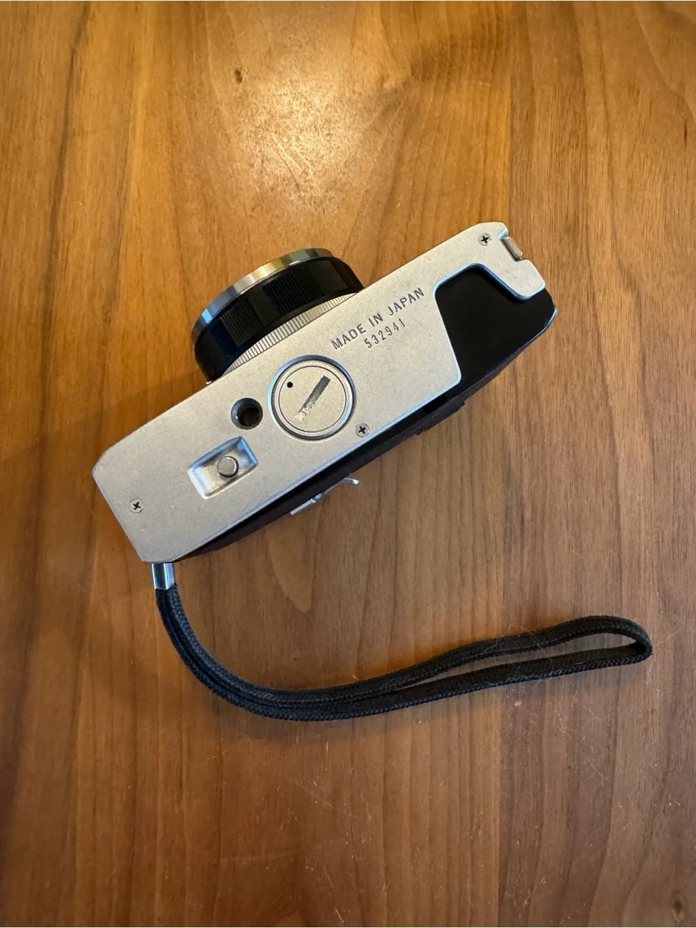 Olympus 35 RC Rangefinder Camera in Silver and Black
